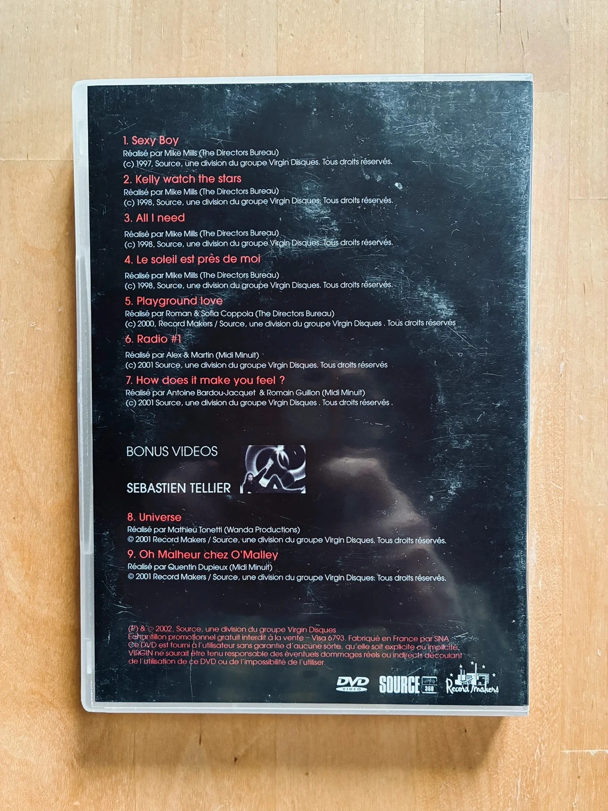 Videos en DVD de AIR. – photo 3